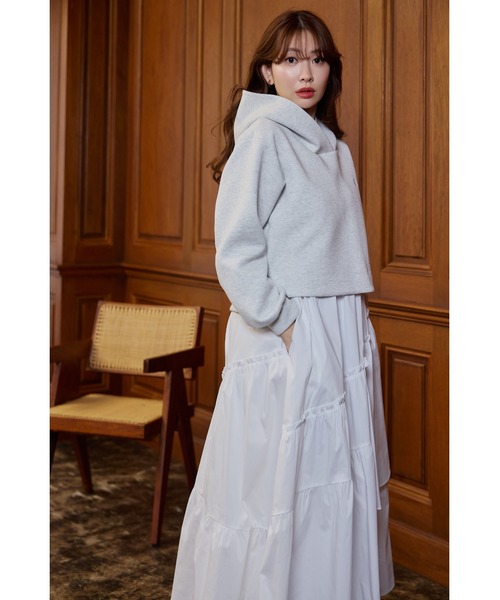 Her lip to ワンピース Trois Logo Docking Dress : ZOZOTOWN Yahoo!店