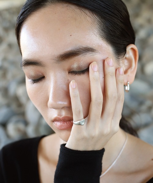 TEN. 指輪 リング SILVER925 ハートシグネットリング レディース