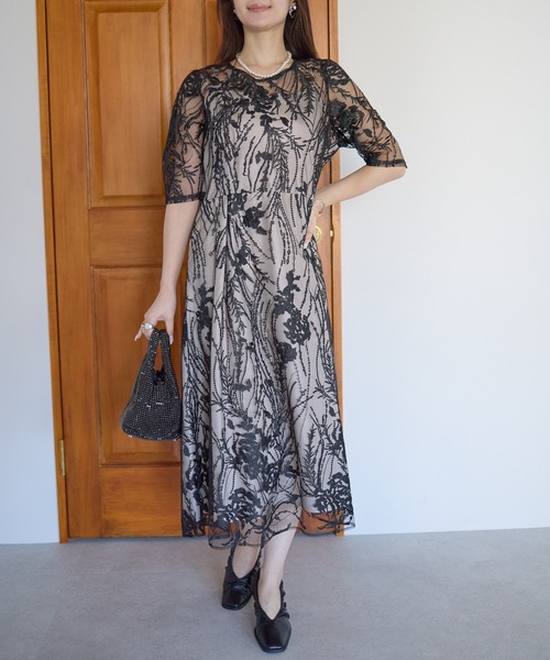 PREFERIR（プレフェリール） ドレス 結婚式 オケージョン 刺繍レース