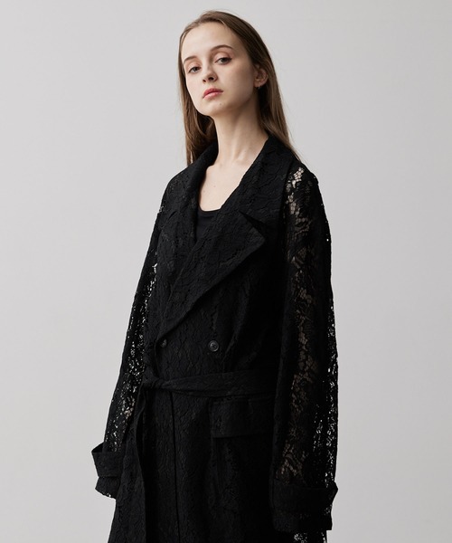 CLEL（クレイル） チェスターコート コート 「CLEL」Loose Cord Lace