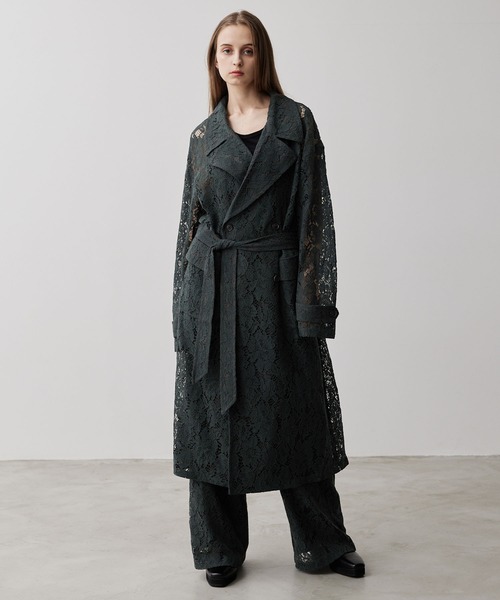 CLEL（クレイル） チェスターコート コート 「CLEL」Loose Cord Lace