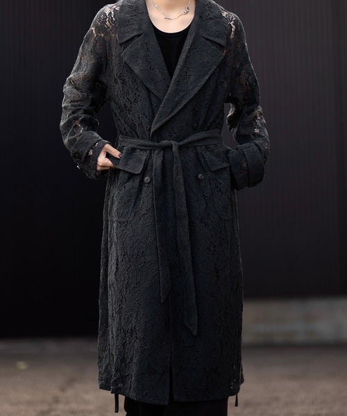 CLEL（クレイル） チェスターコート コート 「CLEL」Loose Cord Lace