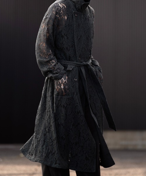 CLEL（クレイル） チェスターコート コート 「CLEL」Loose Cord Lace