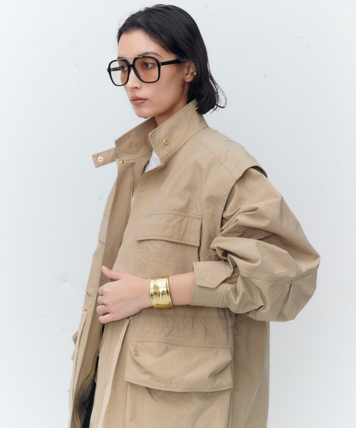 Curensology（カレンソロジー） ブルゾン アウター /ミリタリー2WAY