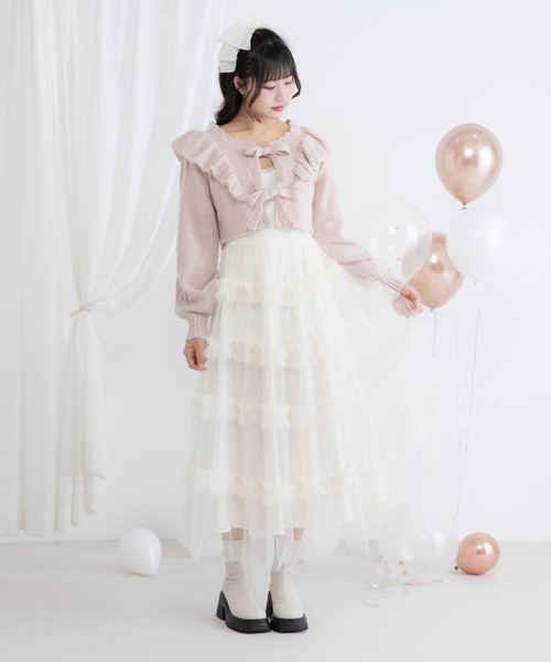 DearMyLoveRose（ディアマイラブローズ） ワンピース チュールフリル
