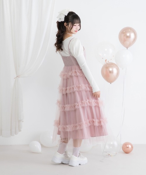 DearMyLoveRose（ディアマイラブローズ） ワンピース チュールフリル