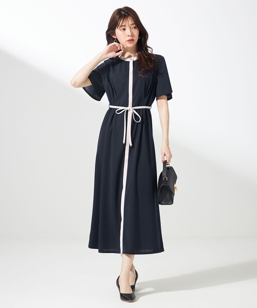 ANY SIS（エニィスィス） ワンピース 2WAYジョーゼットジャージー