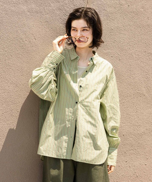 niko and…（ニコアンド） ブラウス シャツ マーセ衿2WAYシャツ