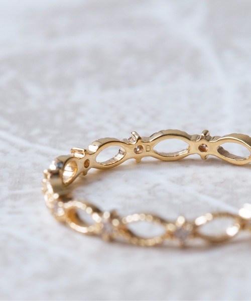 BLOOM（ブルーム） 指輪 リング K10 イエローゴールド ダイヤモンド