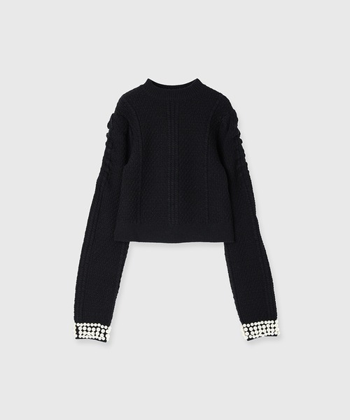 anuans（アニュアンス） ニット セーター パールニットトップス