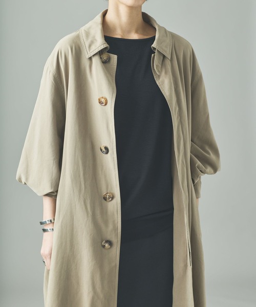 Curensology（カレンソロジー） トレンチコート コート /ピーチ