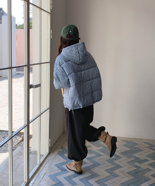 はるな！新品！RADIATE チェックダウンジャケット38000円ヤマダヤ