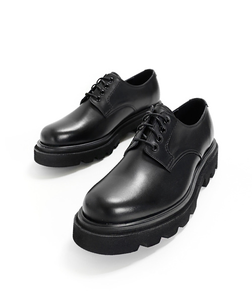 minsobi（ミンソビ） ビジネスシューズ 革厚底シューズ メンズ