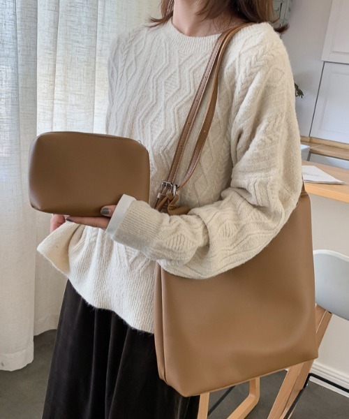 Per sist ence（パーシエンス） トートバッグ ポーチ付きフェイク