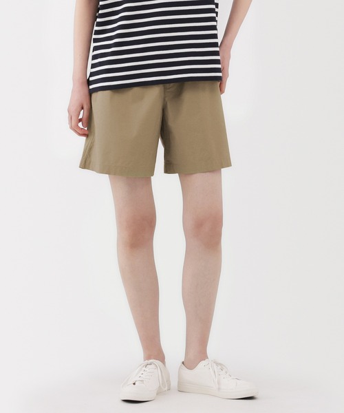 無印良品（MUJI） パンツ 婦人 洗いざらし ブロードショートパンツ