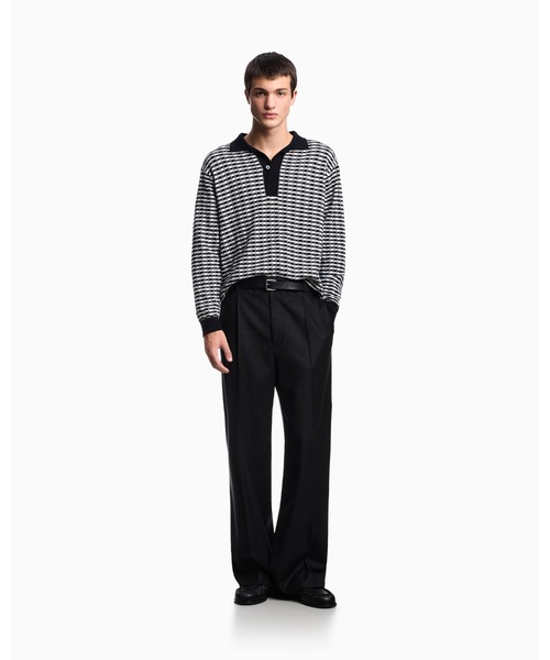 EMPORIO ARMANI セーター ニット 「エンポリオ アルマーニ」Icon ポロ