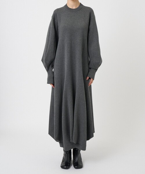 UN3D.（アンスリード） ワンピース 「UN3D./アンスリード」W TUCK KNIT