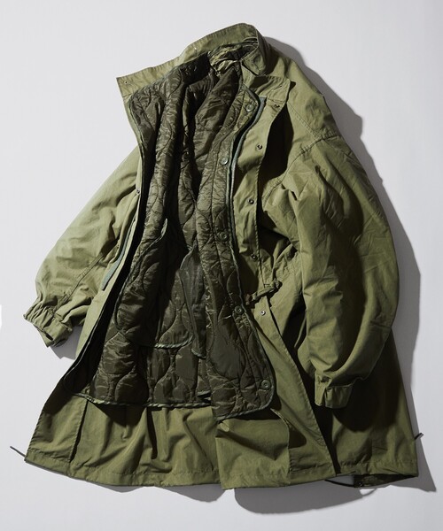 STUDIOUS（ステュディオス） モッズコート 0 グリーン メンズ