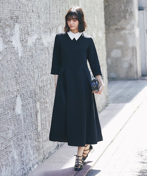 SMILE ORCHID（スマイルオーキッド） セットアップ 付け襟つきロング丈