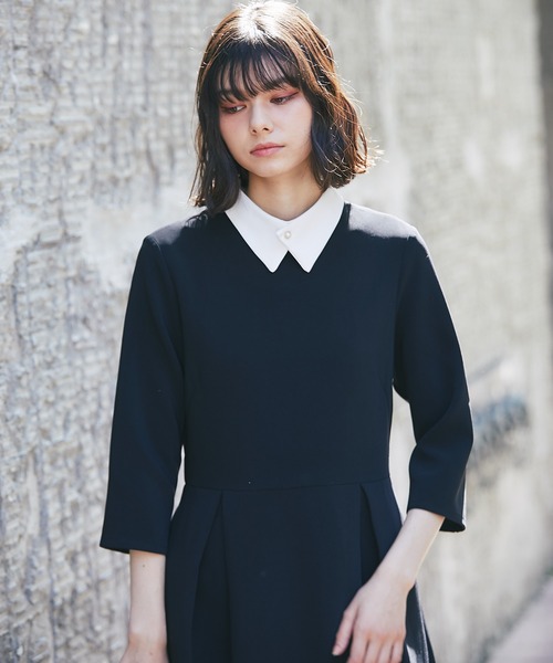 SMILE ORCHID（スマイルオーキッド） セットアップ 付け襟つきロング丈