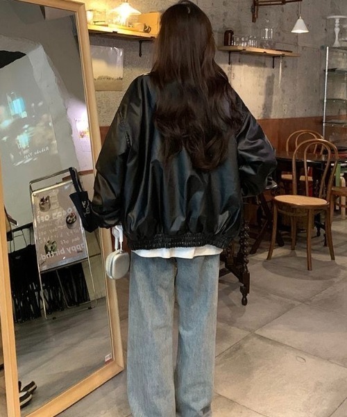 LADY LIKE（レディライク） ブルゾン アウター リバーシブルフェイク