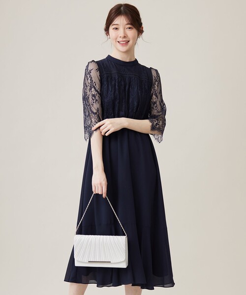 ANY SIS（エニィスィス） ドレス レーシーケープ ドレス : ZOZOTOWN
