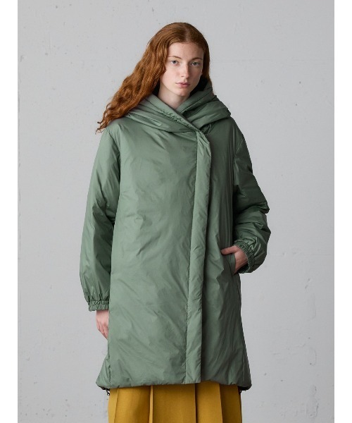 MidiUmi（ミディウミ） コート アウター フード付きミドルダウン