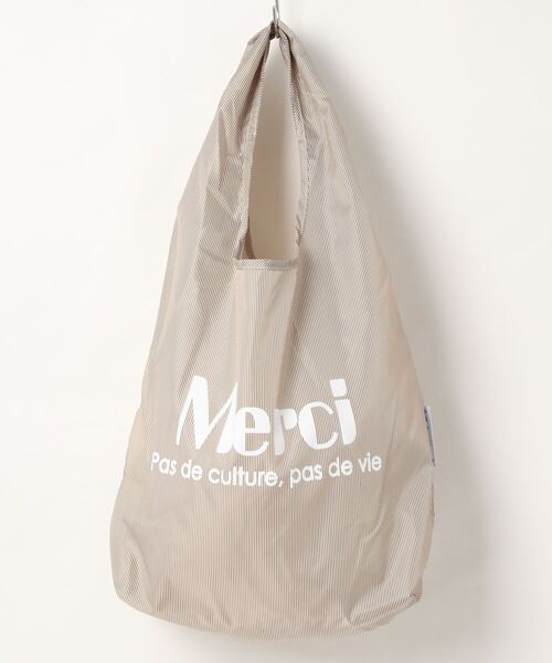 欧州航路 エコバッグ 「欧州航路」Merci ストライプエコバッグ