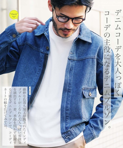 JIGGYS SHOP（ジギーズショップ） デニムジャケット gジャン 襟付き