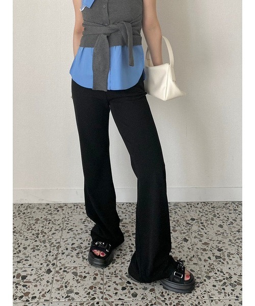 LILY BROWN（リリーブラウン） パンツ レイヤードフレアパンツ