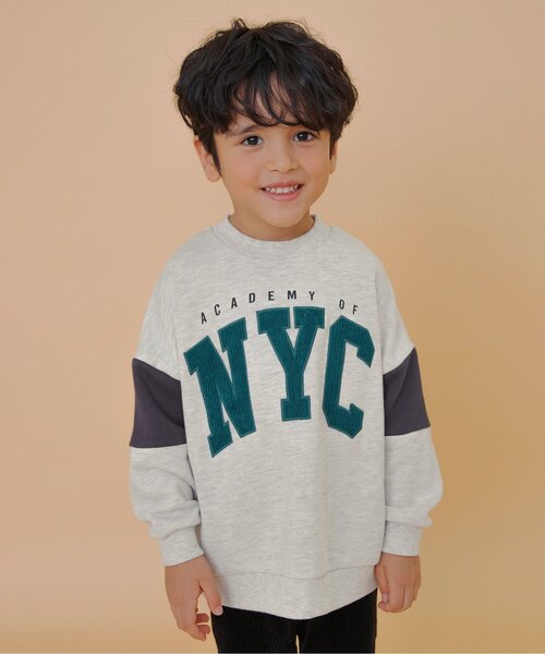 BREEZE（ブリーズ） トレーナー 「ジュニア対応」切替ロゴトレーナー