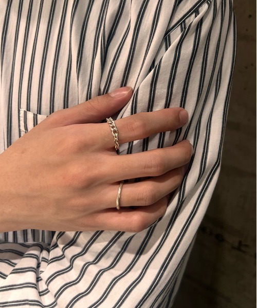 e.m.（イーエム） 指輪 リング SILVER925シンプルチェーンリング