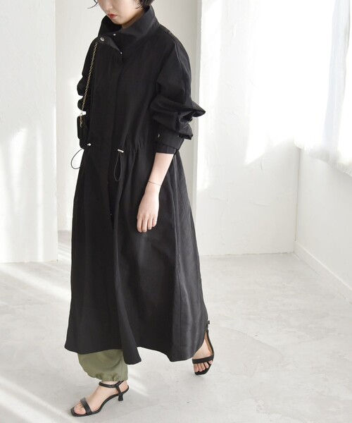 quaranciel コート アウター quaranciel:「洗濯機可能」ライト