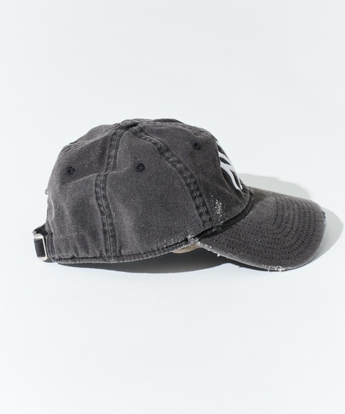 BASICKS ベイシックス ダメージ ニューヨーク キャップ / ブラック