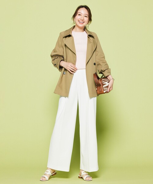 UNFILO（アンフィーロ） トレンチコート コート ショート トレンチ