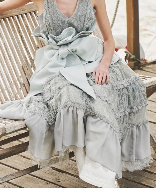 LA BELLE ETUDE（ラベルエチュード） ベルト ボリュームサークルリボン