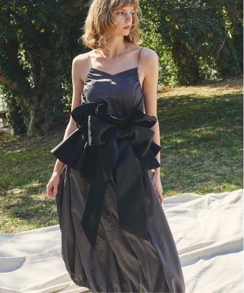 LA BELLE ETUDE（ラベルエチュード） ベルト ボリュームサークルリボン