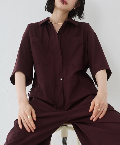 hunch（ハンチ） サロペット オーバーオール 「接触冷感」ジャンプ