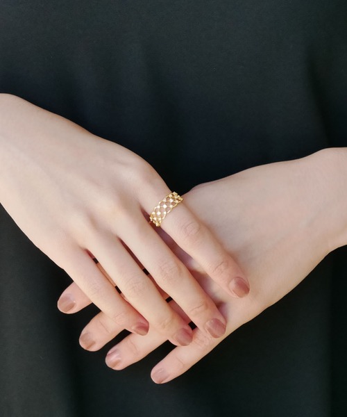 VENDOME AOYAMA（ヴァンドーム青山） 指輪 リング K18 レース