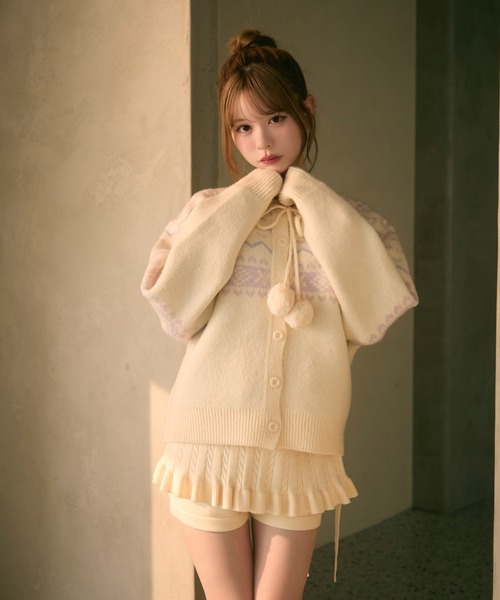 TITTY＆CO.（ティティーアンドコー） カーディガン ノルディック柄