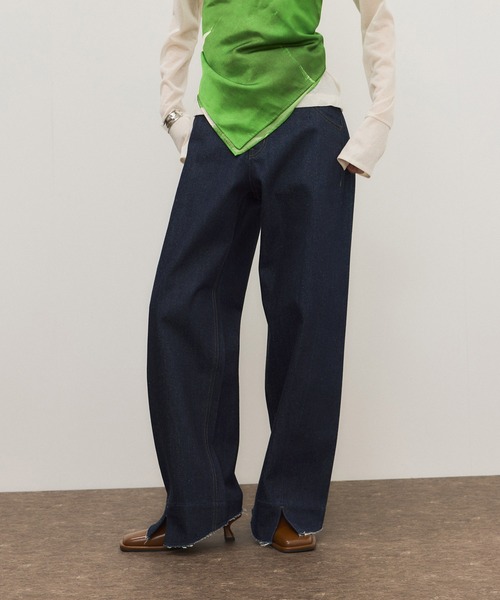 ADAM ET ROPE'（アダムエロペ） ジーンズ デニム デニムパンツ ルーズ