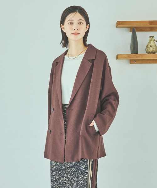 LAKOLE（ラコレ） ジャケット テーラードジャケット ダブルテーラード