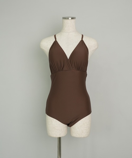 c.u.l 水着 バッククロス ワンピース水着 culb4 レディース : ZOZOTOWN