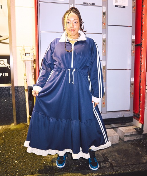 PUNYUS（プニュズ） ワンピース フリルジャージワンピース : ZOZOTOWN