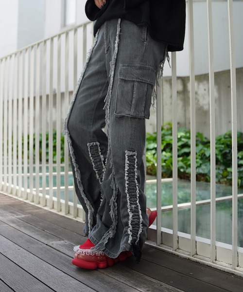 rurumu: カーゴパンツ rurumu:/ルルムウ/「LHP Exclusive」drawstring