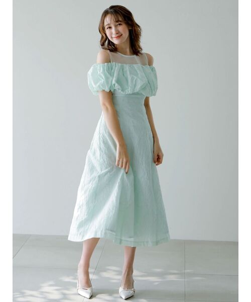 dazzlin（ダズリン） ドレス 「藤井サチコラボ」ジャカードバルーン