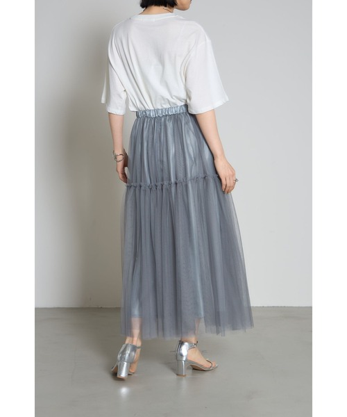 &. NOSTALGIA（ノスタルジア） スカート チュールスカート : ZOZOTOWN