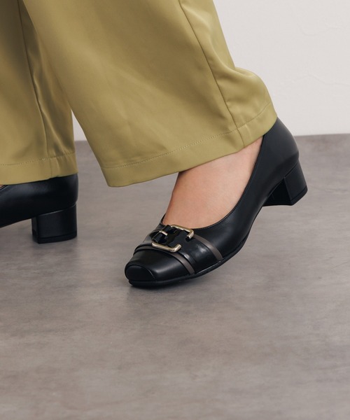 卑弥呼（HIMIKO） パンプス 「Made in Japan」「撥水」スクエアトゥ