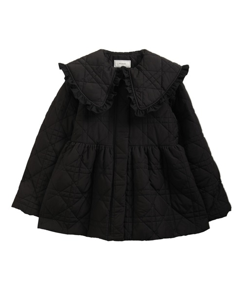 Fit more（フィットモア） コート アウター ビッグカラーキルティング