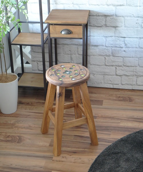 niko and…（ニコアンド） 家具 オリジナルクリスタルハイスツール